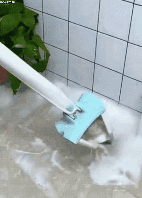 ممسحة كسولة خالية من الغسيل اليدوي