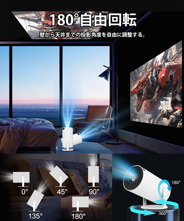 高画質ミニプロジェクター