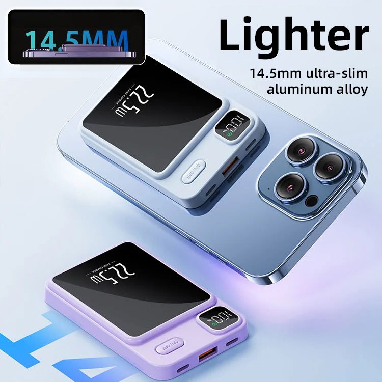 Ultra-Thin  Magnetic Power Bank