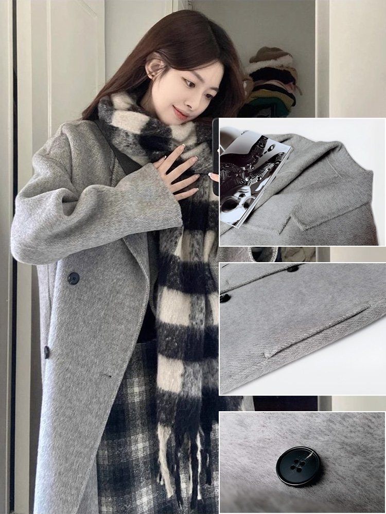 【素材は100%オーストラリア産の最高級カシミヤ】ロング丈カシミアコート