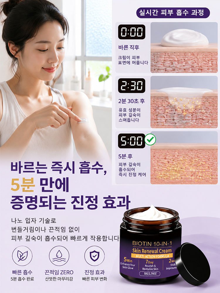 스위스 액티브 바이오틴 10in1 리페어 크림