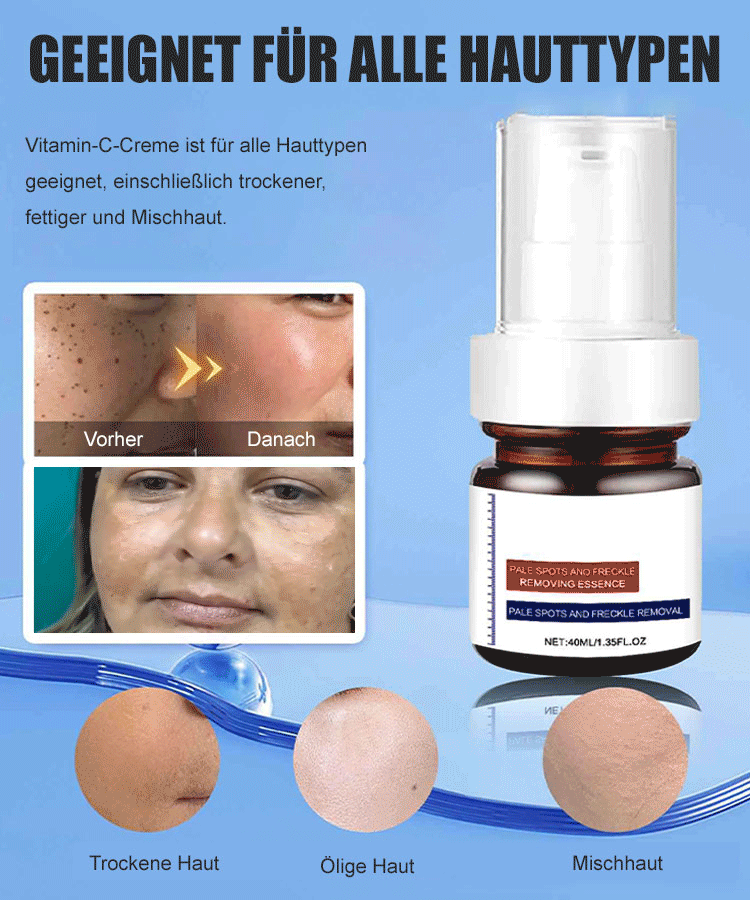 Serum gegen Hautflecken und reparierendes Reinigungsmittel