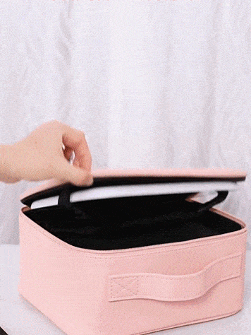 Led leuchte mit spiegel kosmetik-organisator