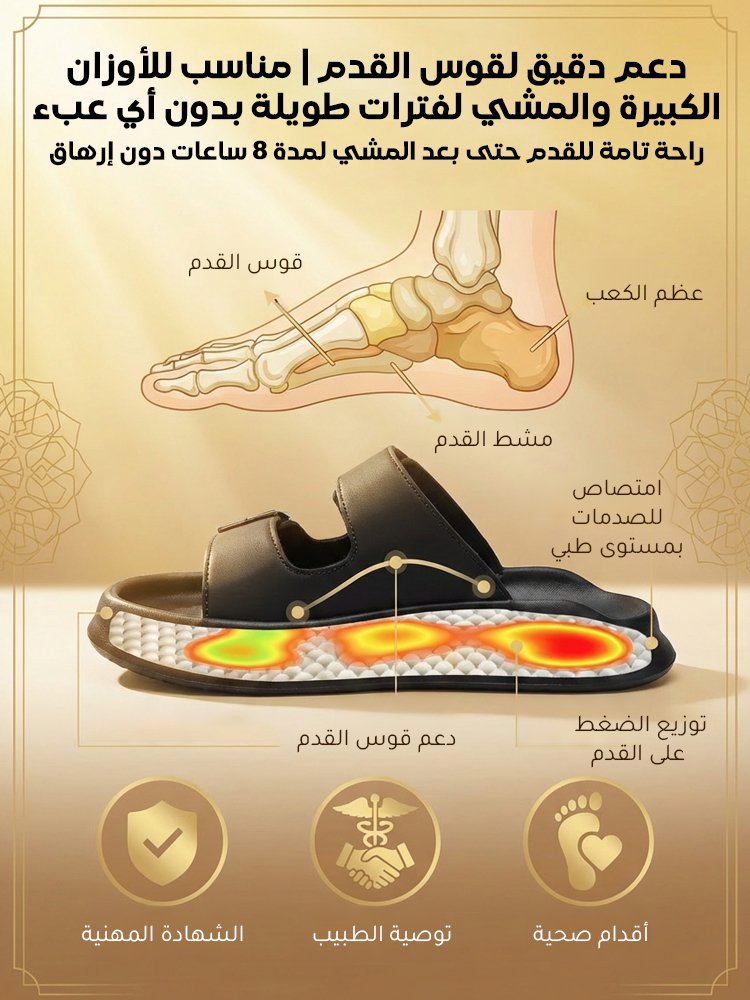 صندل رجالي خفيف الوزن ومريح بنعل سميك للاستخدام اليومي