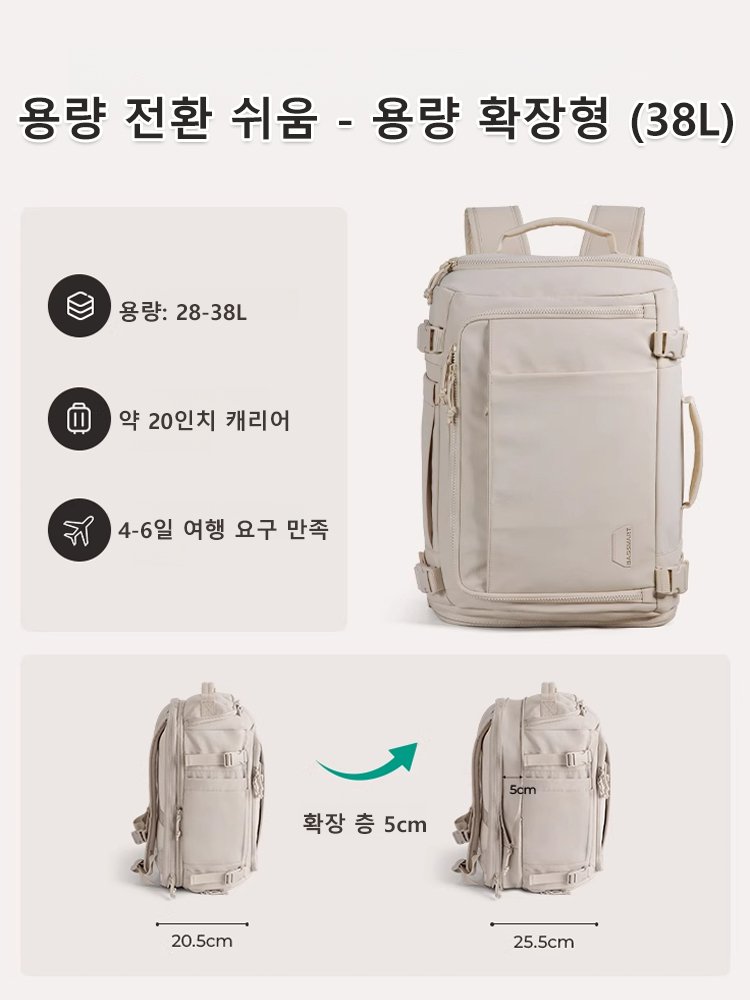 【공장 부도, 눈물의 마지막 처분! 도와주세요!】38L ‘블랙홀급’ 백팩! 정리 전문가가 인정한 수납 효율 5배의 명품. 무중력 기술로 어깨 피로감은 ‘0’(제로)입니다!