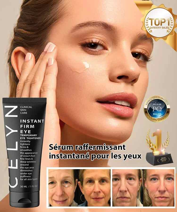 Sérum raffermissant instantané pour les yeux