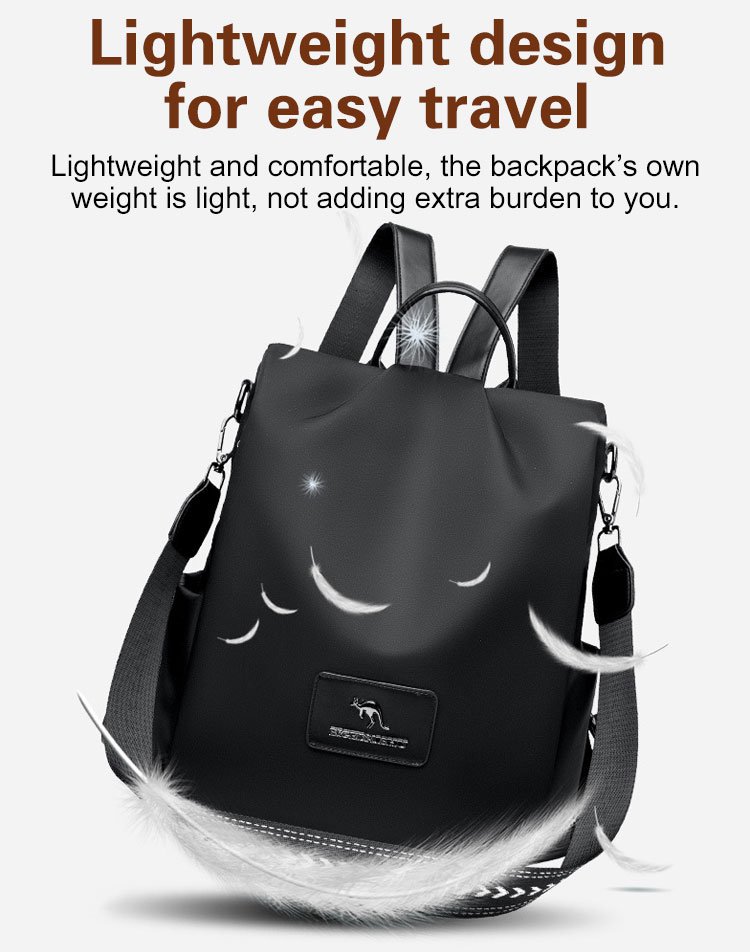 Oxford cloth double shoulder leisure anti-theft bag