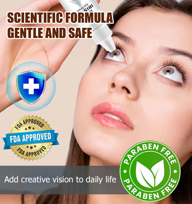Colored eye care solution