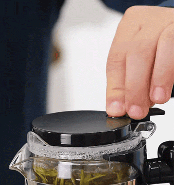 Zestaw do parzenia herbaty z przezroczystego szkła