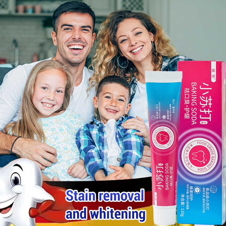 Baking soda toothpaste oral care