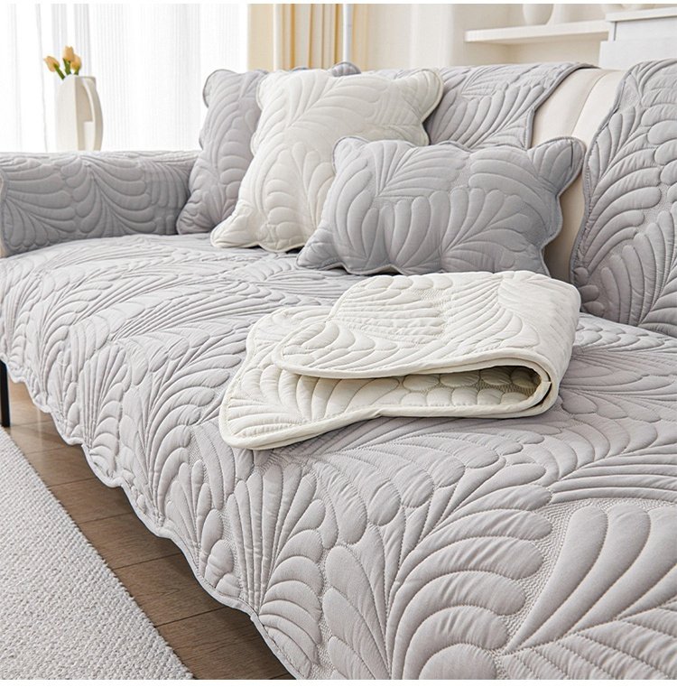 洗濯機で洗えるソファカバーの使用例