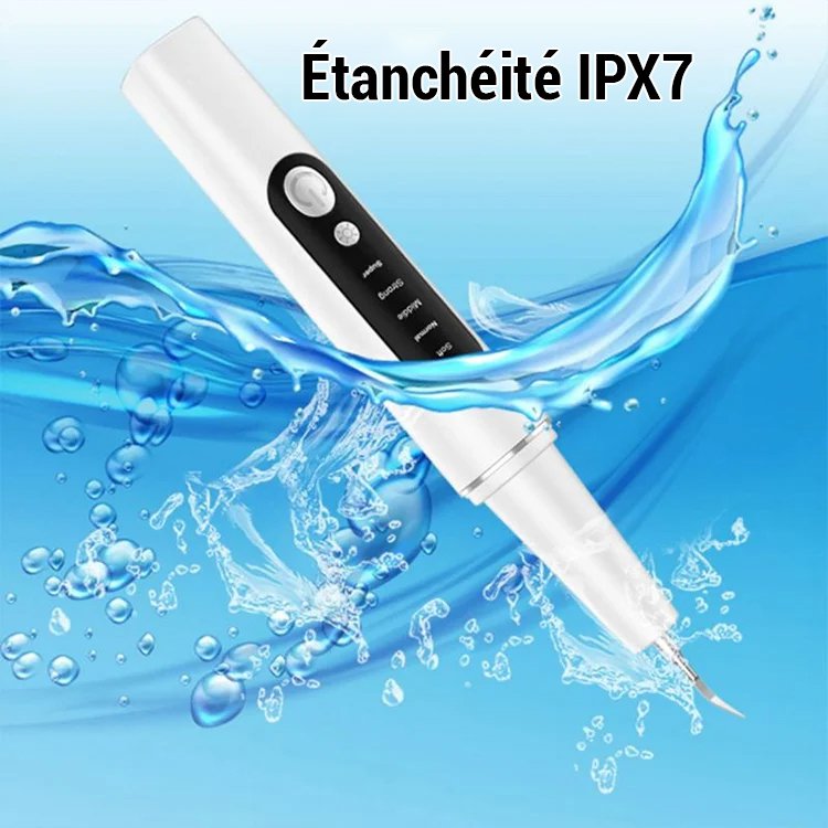 Appareil de nettoyage dentaire à ultrasons pour blanchiment des dents