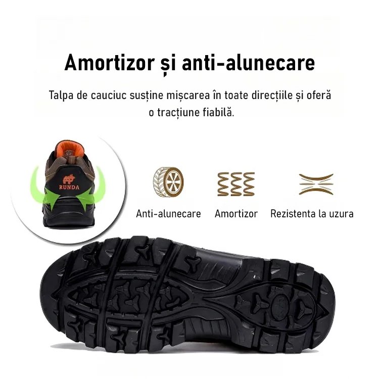 Pantofi de drumeție antiderapanți și cu amortizare