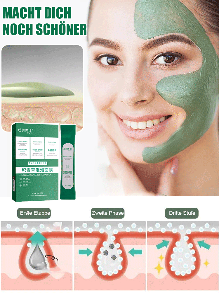 Maska bąbelkowa trawy śnieżnej