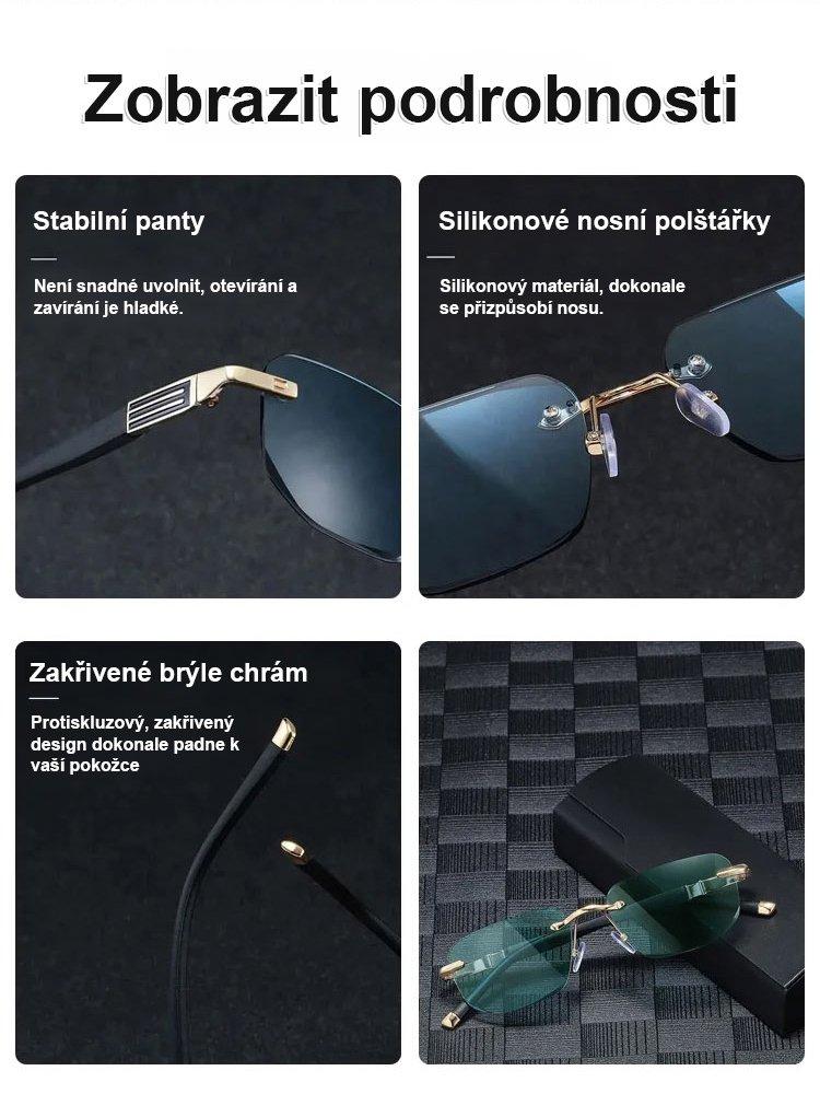 Chytré brýle s proměnlivým zoomem pro presbyopii