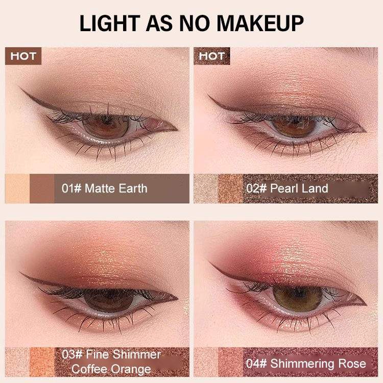 【A Touch of Three Colors】Golden Diamond Three-Color Eyeshadow Stick