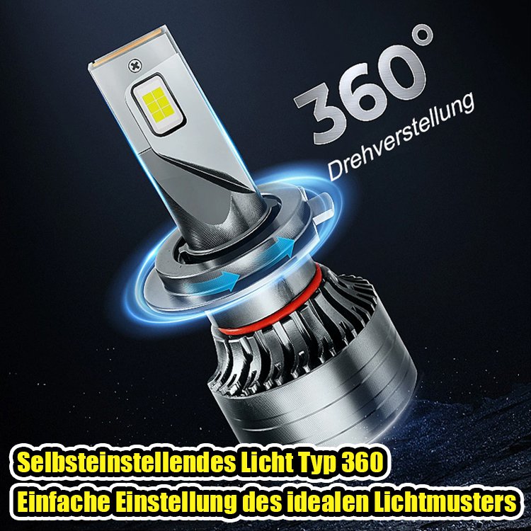 Luft- und Raumfahrttaugliche LED-Fernlichtscheinwerfer für Autos