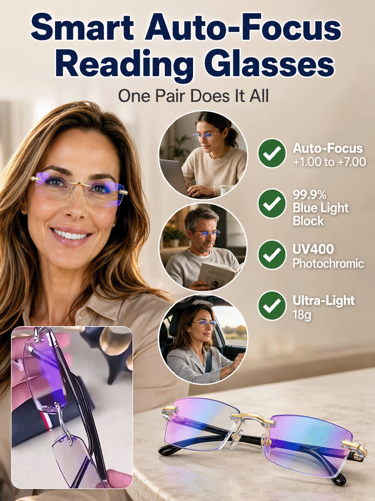 Smart Anti-Blue Light Bifocal Reading Glasses