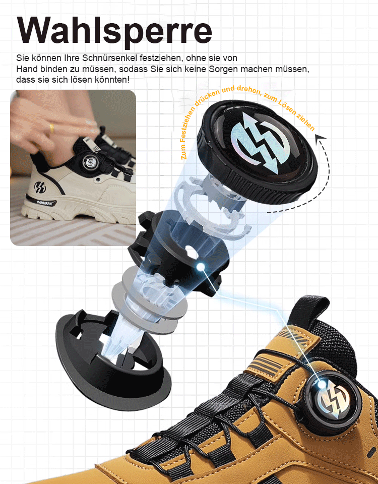 Höhere rutschfeste Freizeitschuhe