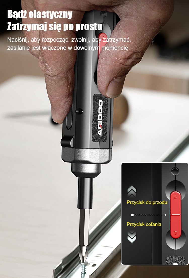 Niemiecki wielofunkcyjny i mocny wkrętak elektryczny