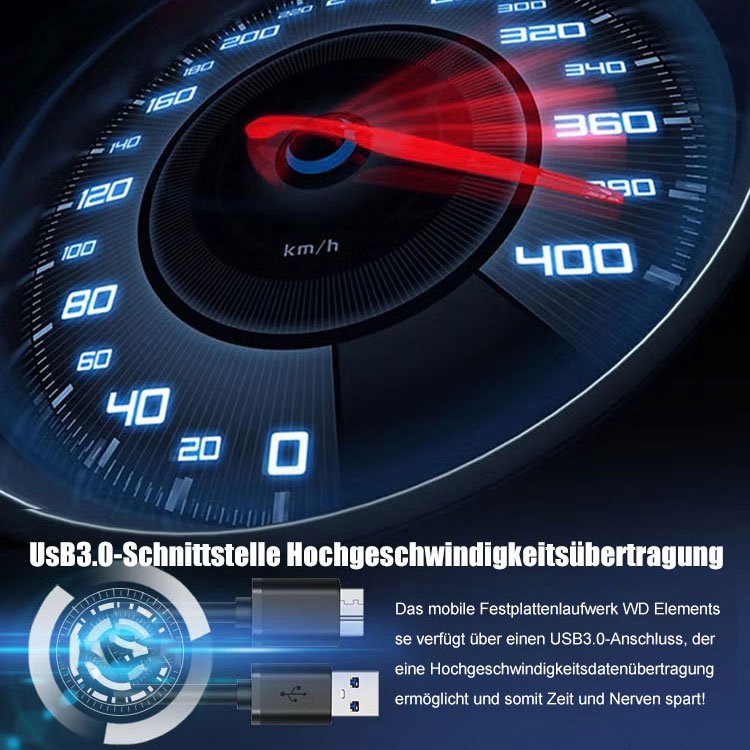 Mechanische 2,5-Zoll-Mobilfestplatte
