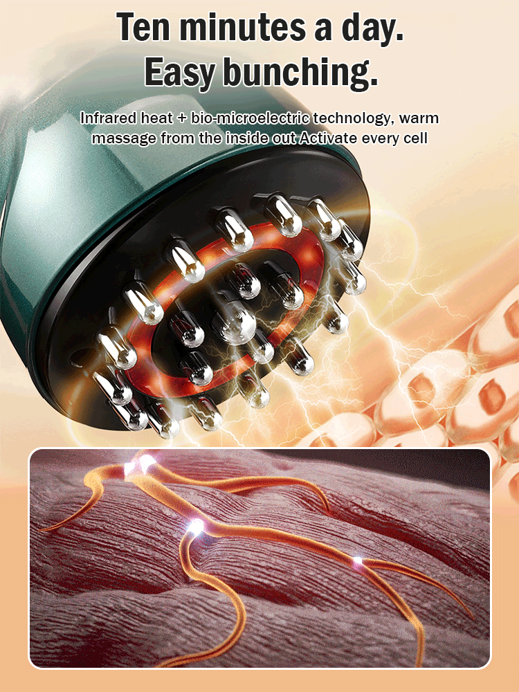 [Fat-removing magic tool] Intelligent sha-sucking meridian-dredging massager