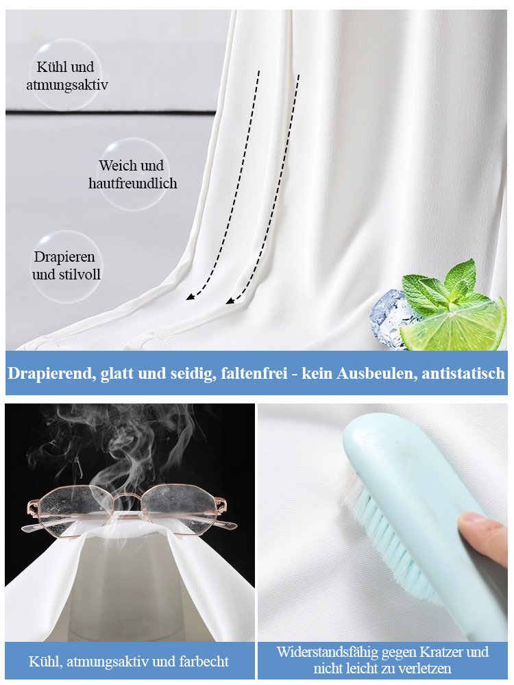 Cool Ice Seidenanzug Hose mit weitem Bein