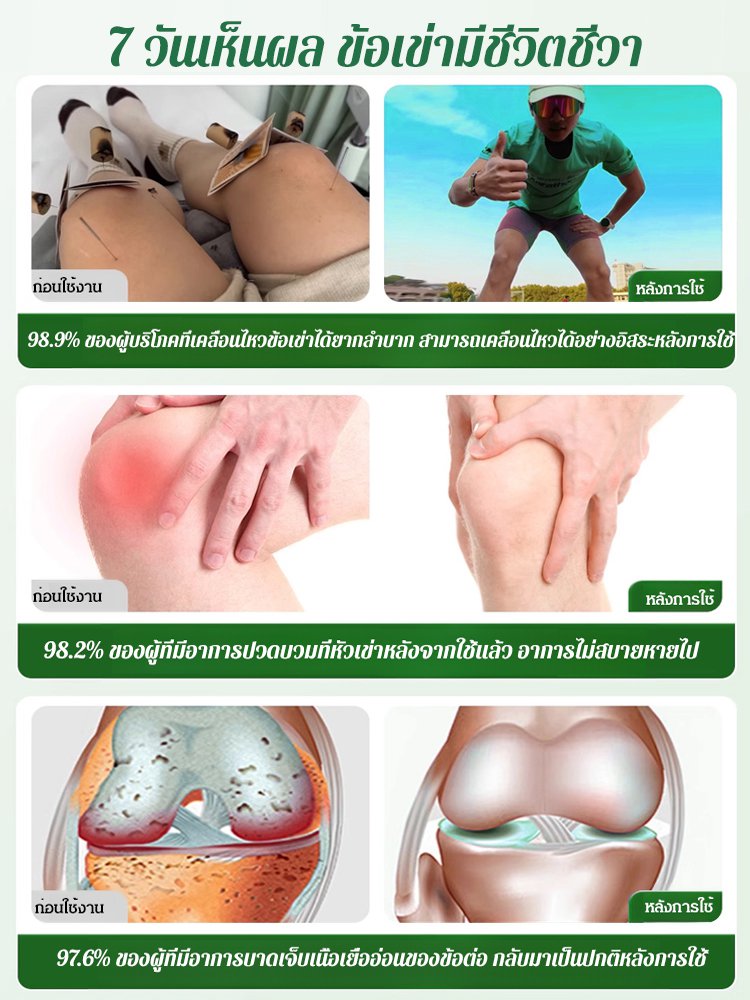 （✅ได้รับการรับรองจาก อย）เจลบรรเทาอาการปวดข้อ