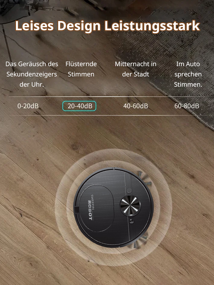Leistungsstarker Haarstaubsauger mit Akkulaufzeit