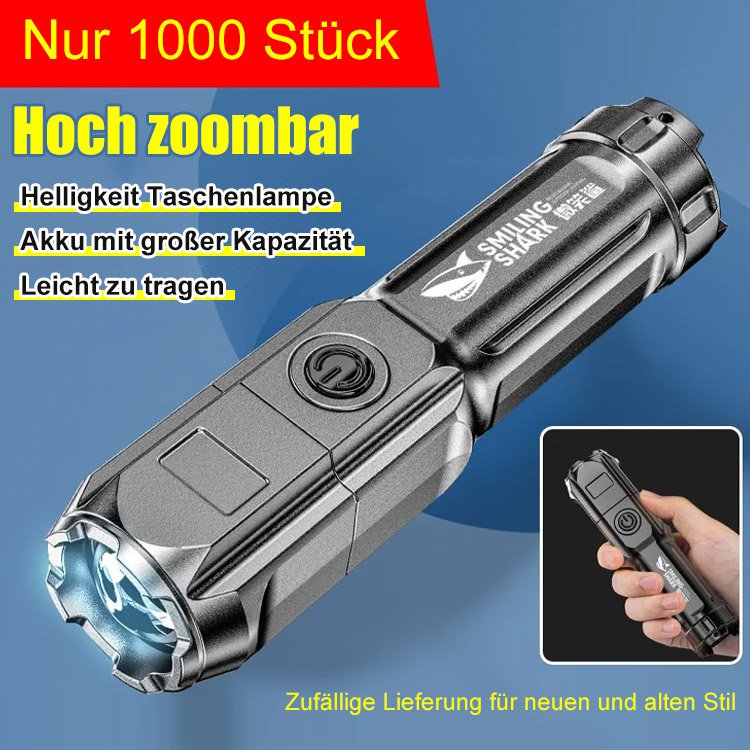 Taschenlampe mit hoher Helligkeit