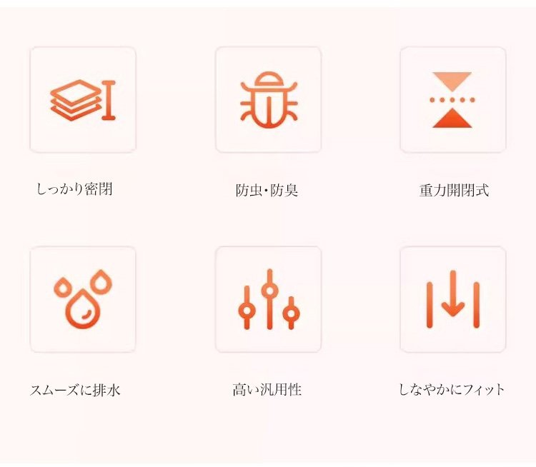 キッチンシンク用防臭キャップ