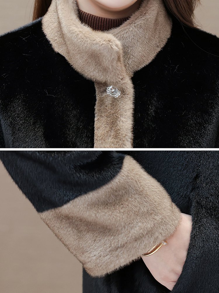 ミンクファーロングコート