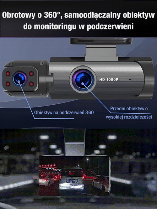 Rejestrator samochodowy wysokiej rozdzielczości