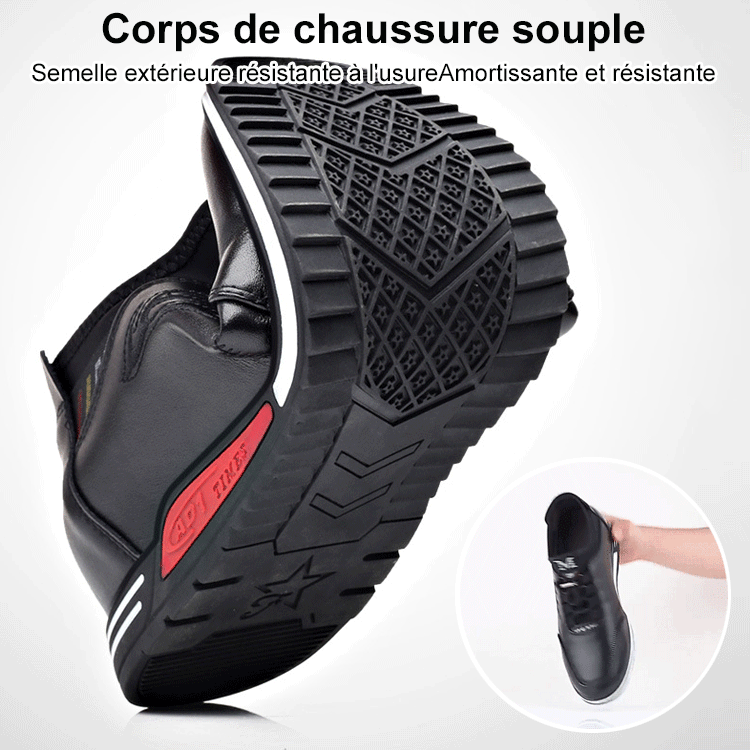 Men's casual and comfortable shoes with elevated height inside