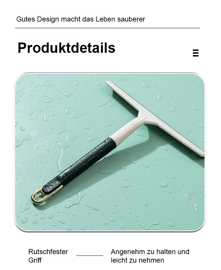 Saubere Glasflächen dank Ein Glasschrubber