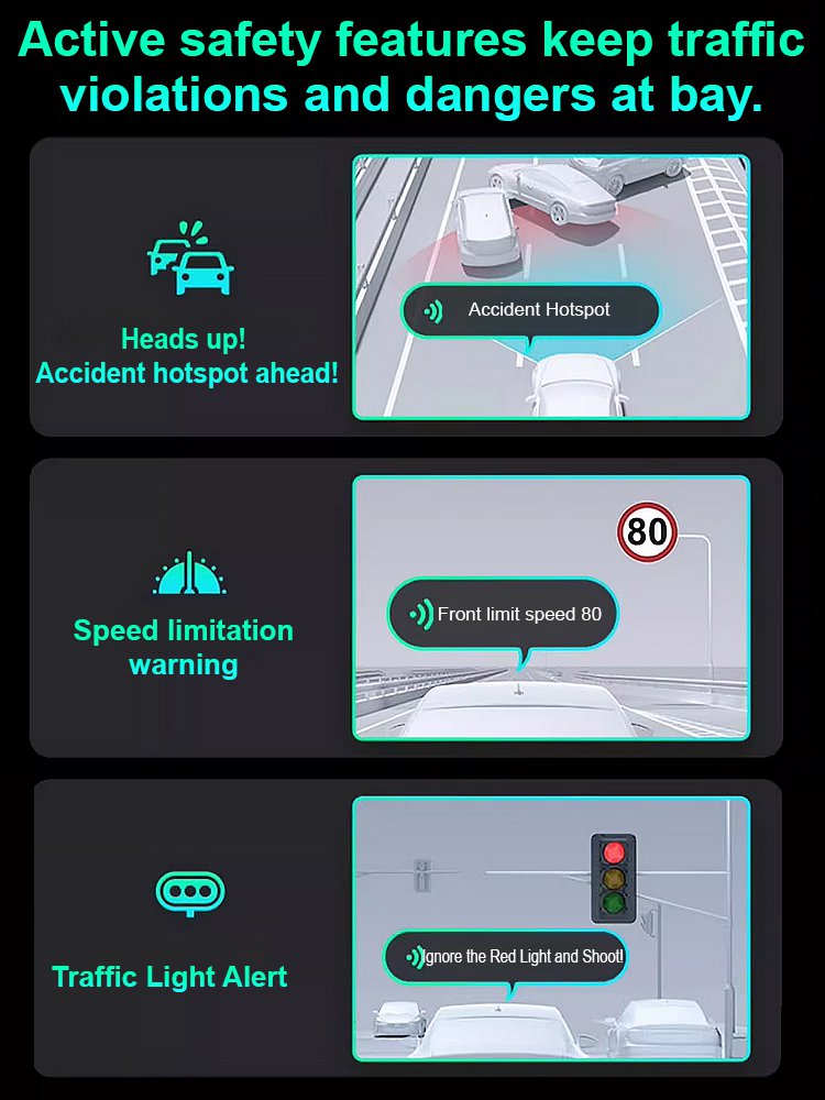 High-definition central control dual-application driving recorder