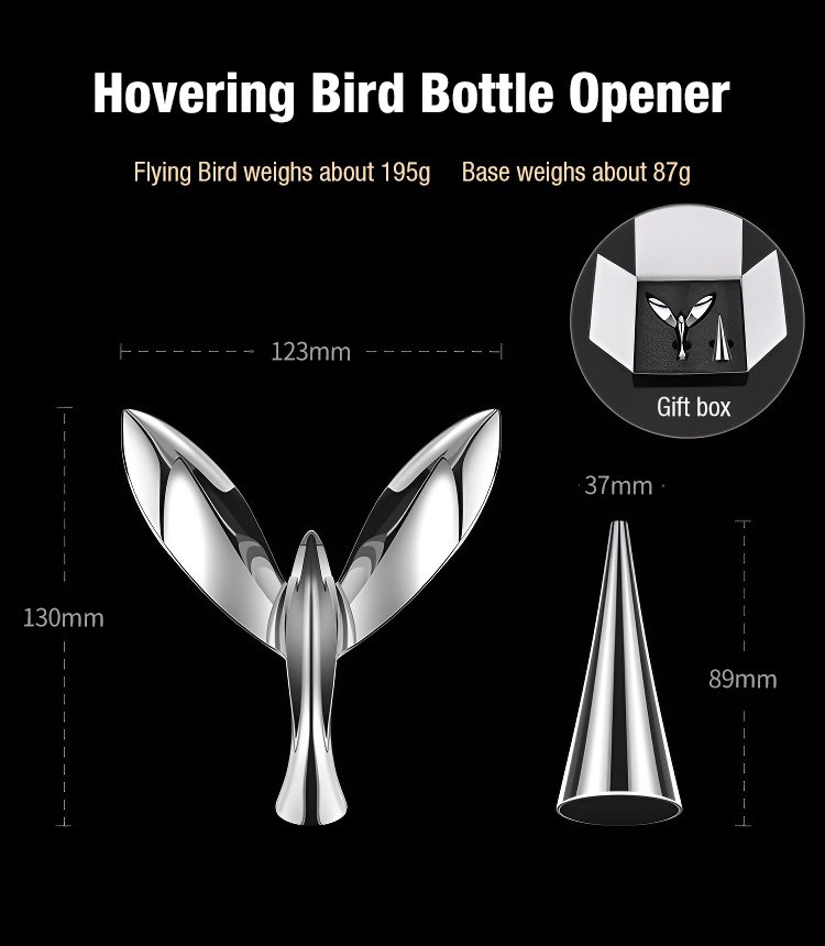Floating Bird Bottle Opener