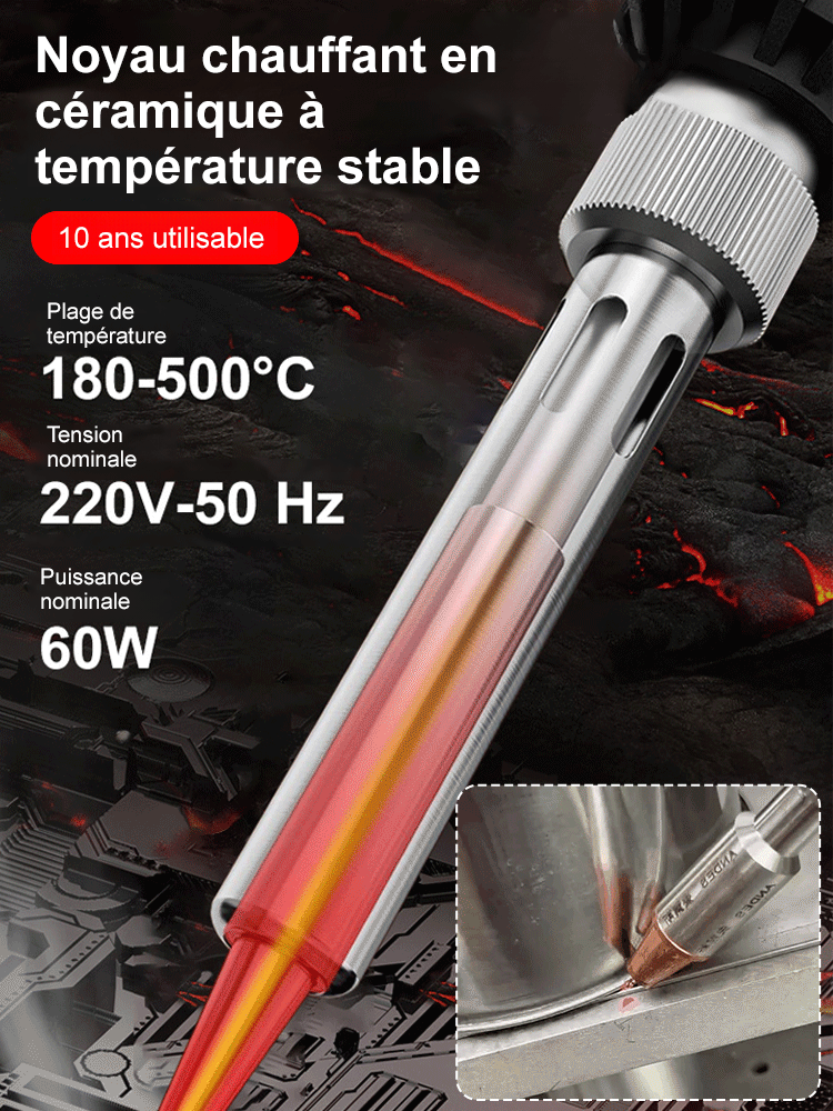 Ensemble d'outils de réparation pour stylo à souder industriel
