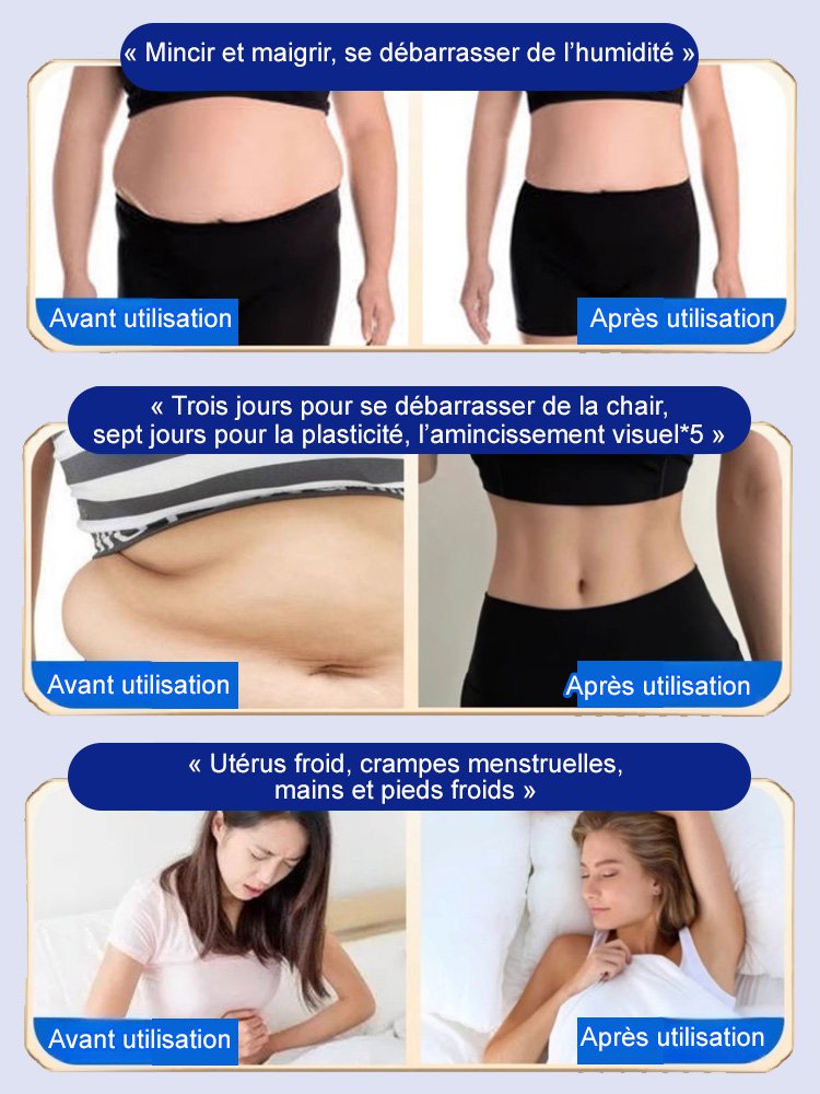 【Formule à base de plantes】 Patch de point d'acupuncture pour éliminer l'humidité.