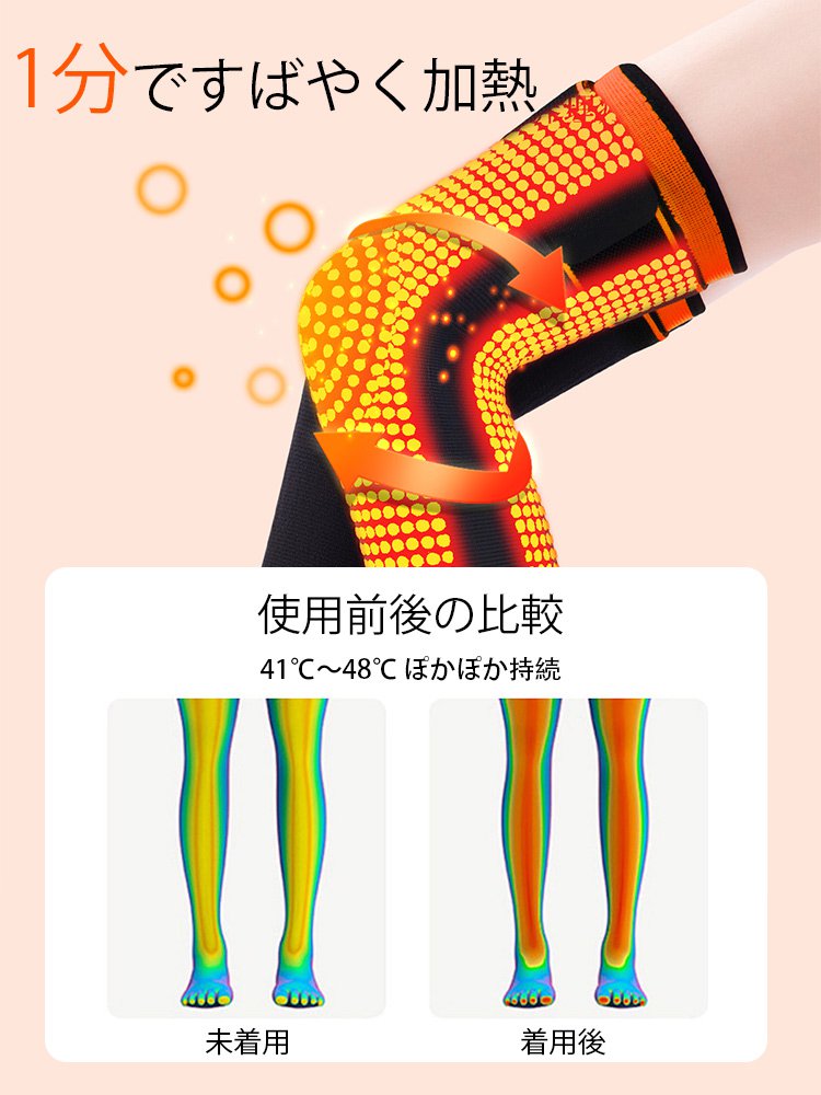 よもぎ温熱膝サポーター