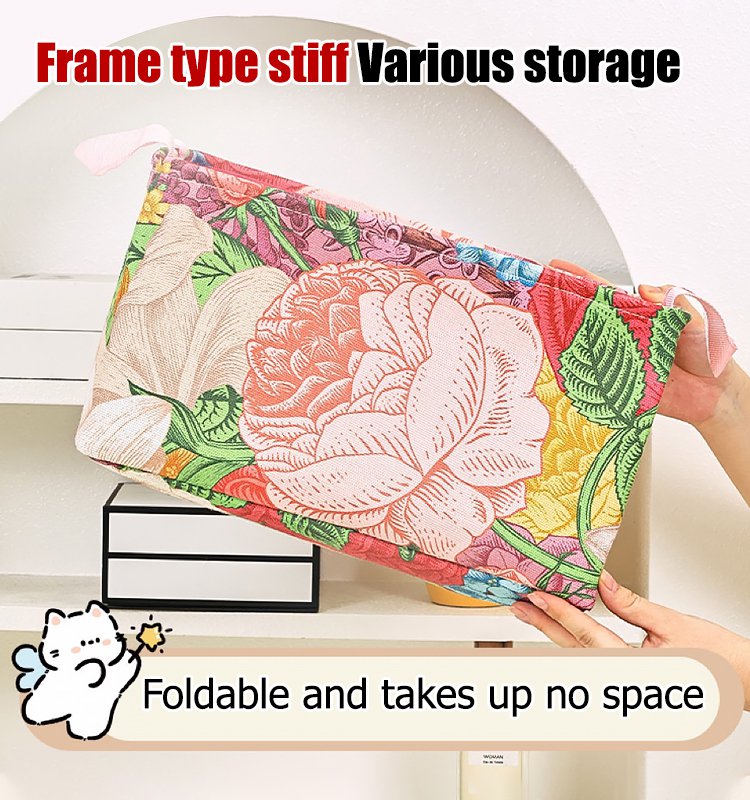 Flower Folding Storage Basket