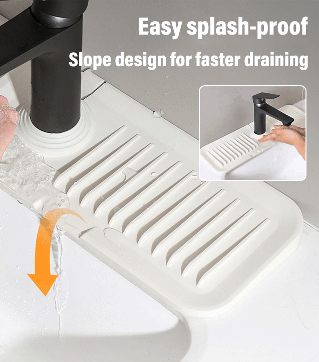 Splash-proof Silicone Drain Mat