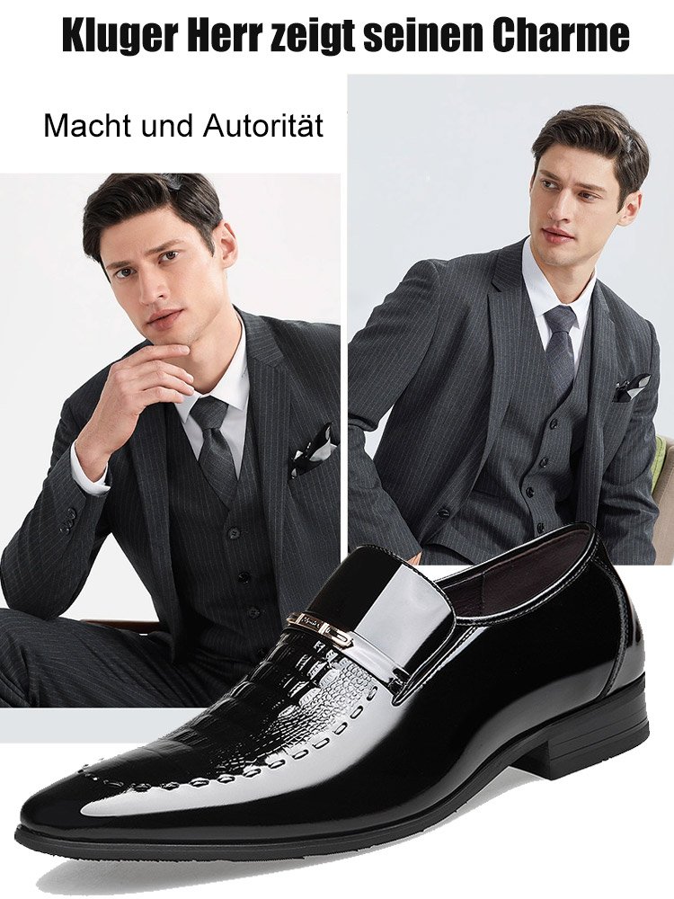 Business-Schuhe aus Leder mit weicher Sohle