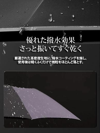 自動開閉晴雨兼用折りたたみ傘
