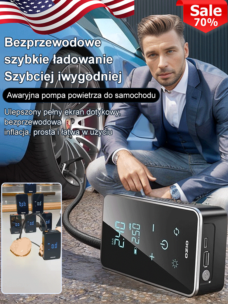 Wielozadaniowa] Samochodowa pompka do zasilania awaryjnego