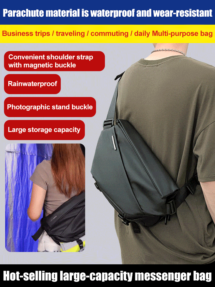 Waterproof Large Capacity Crossbody Bag