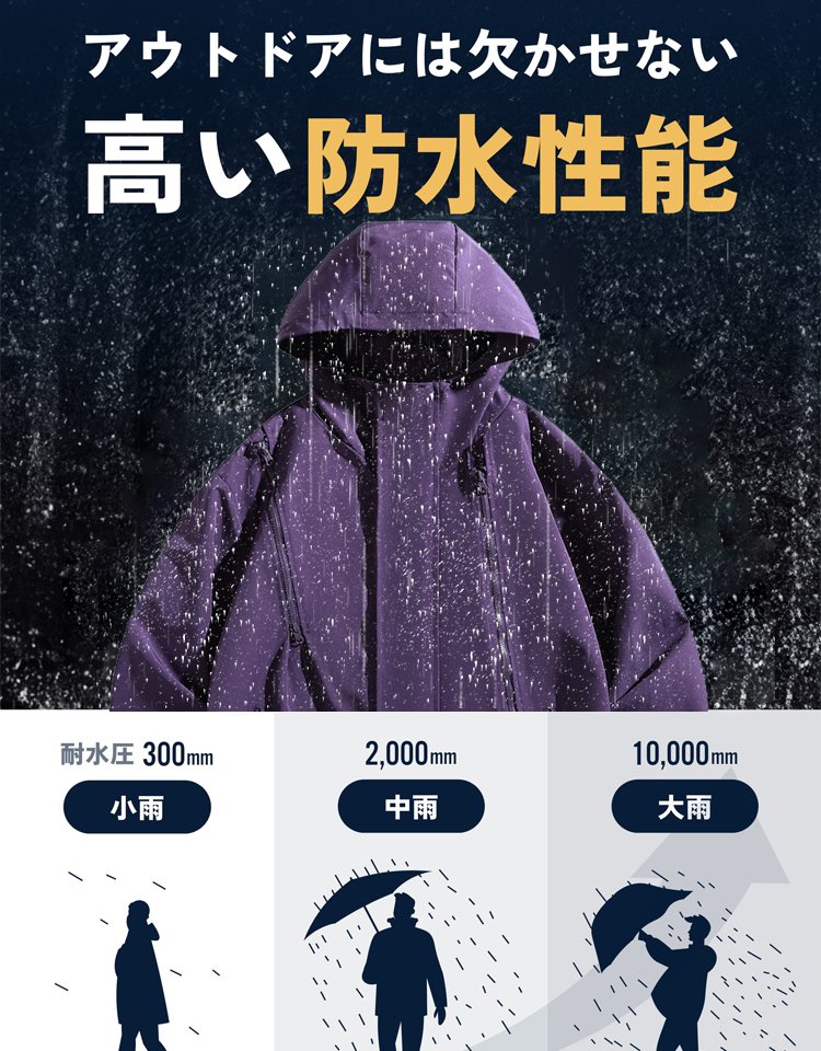 男女兼用マウンテンパーカー