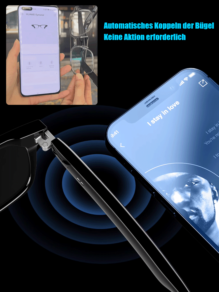 Intelligente Bluetooth-Brille