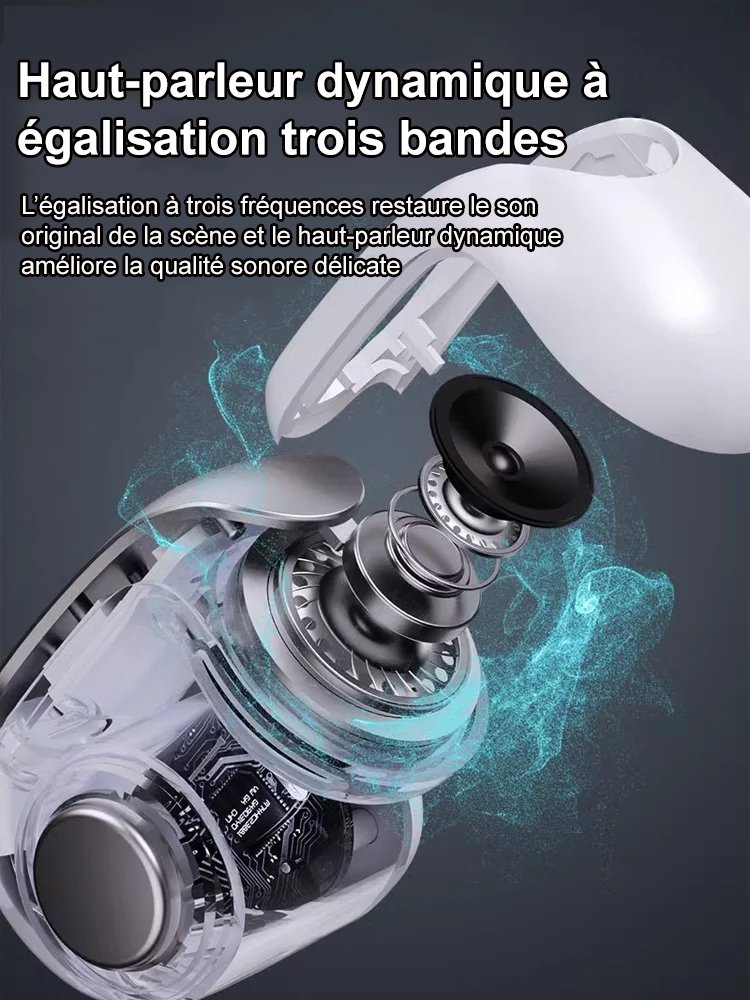 Casque Bluetooth ouvert pour le sport explosif