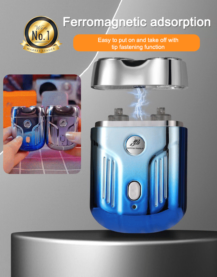 Full body waterproof men's fast charging electric shaver
